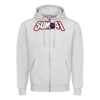Dove Grey Artwork SUM41 Zipper Hoodie - linhVisuals