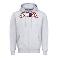 Heather Grey Artwork SUM41 Zipper Hoodie - linhVisuals