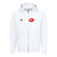 White i kissed an electrician and i liked it for girlfriend wife pullover ho Zipper Hoodie - linhVisuals