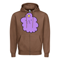 Chestnut lumpy space  adventure time Zipper Hoodie - linhVisuals