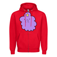 Red lumpy space  adventure time Zipper Hoodie - linhVisuals