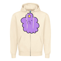 Sandshell lumpy space  adventure time Zipper Hoodie - linhVisuals