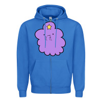 True Royal lumpy space  adventure time Zipper Hoodie - linhVisuals