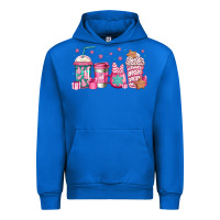 Cobalt pink Christmas coffee Urban Hoodie - Jasminsmagicworld