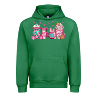 Emerald pink Christmas coffee Urban Hoodie - Jasminsmagicworld