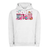 Pigment Lunar Rock pink Christmas coffee Urban Hoodie - Jasminsmagicworld