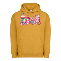 Pigment Peanut Butter pink Christmas coffee Urban Hoodie - Jasminsmagicworld