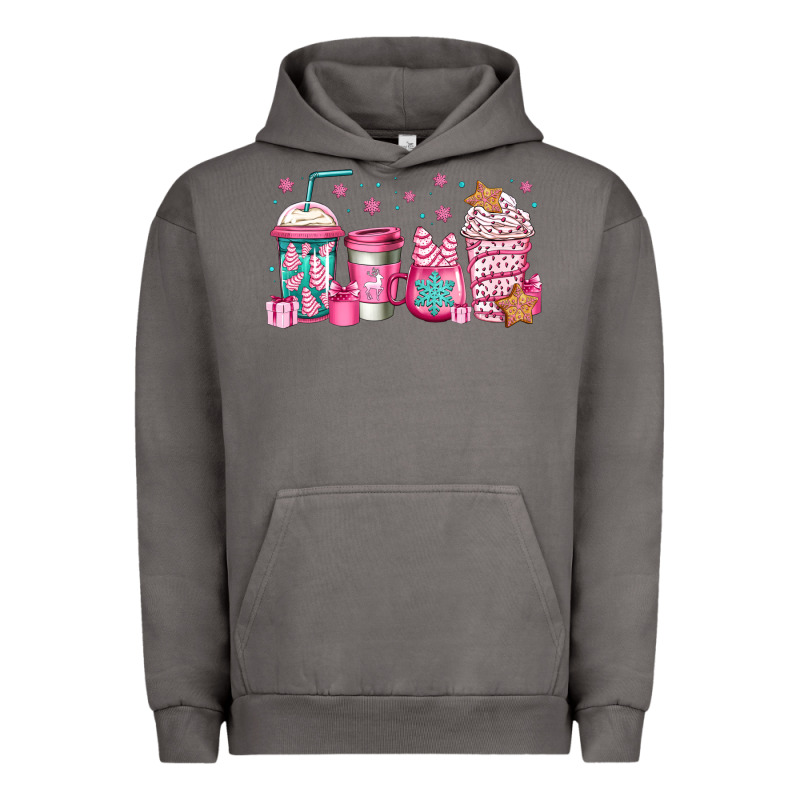 Pink Christmas Coffee Urban Hoodie by Jasminsmagicworld | Teevron