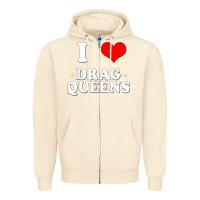 Sandshell i love drag queens  i heart drag queens t shirt Zipper Hoodie - linhVisuals