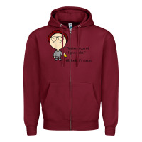 Burgundy this is my cup of i give a sh!t oh look it’s empty t shirt Zipper Hoodie - linhVisuals