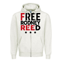 Oatmeal Heather free rodney reed Zipper Hoodie - linhVisuals