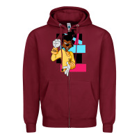 Burgundy powerline   black lives matter   powerline goofy movie Zipper Hoodie - linhVisuals