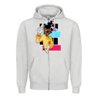 Dove Grey powerline   black lives matter   powerline goofy movie Zipper Hoodie - linhVisuals