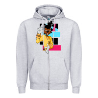 Heather Grey powerline   black lives matter   powerline goofy movie Zipper Hoodie - linhVisuals