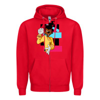 Red powerline   black lives matter   powerline goofy movie Zipper Hoodie - linhVisuals