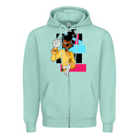 Seafoam powerline   black lives matter   powerline goofy movie Zipper Hoodie - linhVisuals