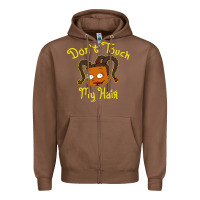 Chestnut susie carmichael   dont touch my hair Zipper Hoodie - linhVisuals