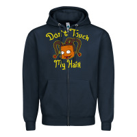 Navy susie carmichael   dont touch my hair Zipper Hoodie - linhVisuals
