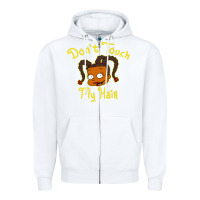 White susie carmichael   dont touch my hair Zipper Hoodie - linhVisuals