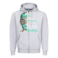 Heather Grey in a world full of princesses be a nurse funny travel nurse t shirt Zipper Hoodie - linhVisuals