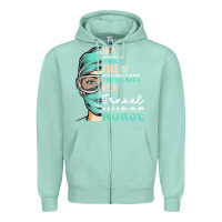 Seafoam in a world full of princesses be a nurse funny travel nurse t shirt Zipper Hoodie - linhVisuals