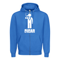 True Royal cigar smoker Zipper Hoodie - linhVisuals