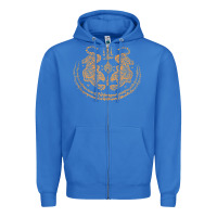True Royal twin tiger sak yant tattoo muay thai thailand martial art tank top Zipper Hoodie - linhVisuals