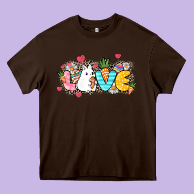Love Easter Day Heavy Core Tee Designed By Howdyjamesfarm