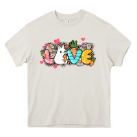 Cream Love Easter Day Heavy Core Tee - HowdyJamesFarm