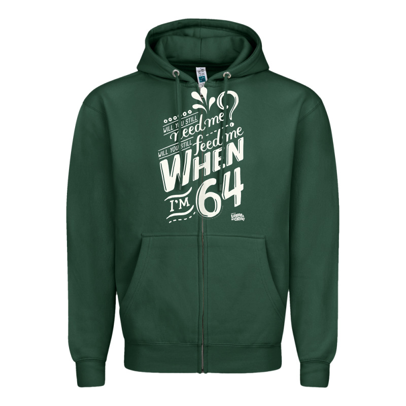 Lyrics By Lennon And Mccartney   When I'm 64 Tank Top Zipper Hoodie by linhVisuals | Teevron
