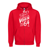 Red lyrics by lennon and mccartney   when i'm 64 tank top Zipper Hoodie - linhVisuals