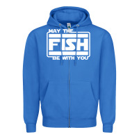 True Royal May The Fish Be With You Fishing3 Zipper Hoodie - linhVisuals