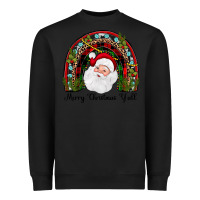 Black merry christmas y'all rainbow Heavyweight Sweatshirt - JahusDesignShop