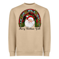 Mushroom merry christmas y'all rainbow Heavyweight Sweatshirt - JahusDesignShop