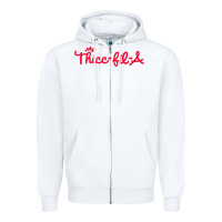 White women funny thicc thick fil a curvy women girlfriend premium t shirt Zipper Hoodie - linhVisuals