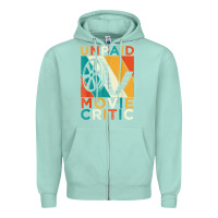 Seafoam unpaid movie critic shirt film cinema motion picture fan t shirt Zipper Hoodie - linhVisuals