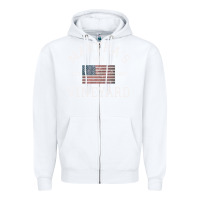 White martha's vineyard massachusetts american flag usa vintage pullover hoo Zipper Hoodie - linhVisuals