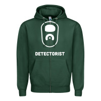 Sports Green detectorist Zipper Hoodie - linhVisuals