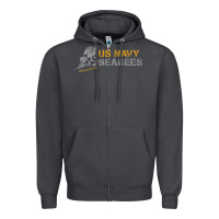 Smoke us navy seabees we build, we fight us navy sweatshirt Zipper Hoodie - linhVisuals