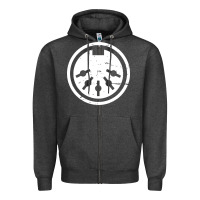 Charcoal Heather distressed midi plug synthesizer Zipper Hoodie - linhVisuals