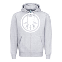 Heather Grey distressed midi plug synthesizer Zipper Hoodie - linhVisuals