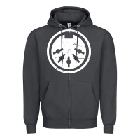 Smoke distressed midi plug synthesizer Zipper Hoodie - linhVisuals
