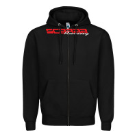 Black SCARAB RACING BOATS Zipper Hoodie - linhVisuals