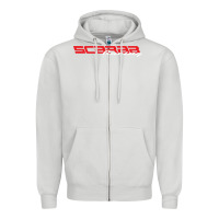 Dove Grey SCARAB RACING BOATS Zipper Hoodie - linhVisuals