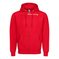 Red SCARAB RACING BOATS Zipper Hoodie - linhVisuals