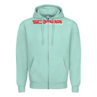 Seafoam SCARAB RACING BOATS Zipper Hoodie - linhVisuals