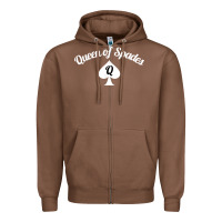 Chestnut queen of spades clothes for women   qos tee t shirt Zipper Hoodie - linhVisuals