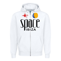 White Space Ibiza Zipper Hoodie - linhVisuals