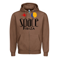 Chestnut Space Ibiza Zipper Hoodie - linhVisuals