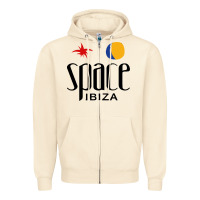 Sandshell Space Ibiza Zipper Hoodie - linhVisuals